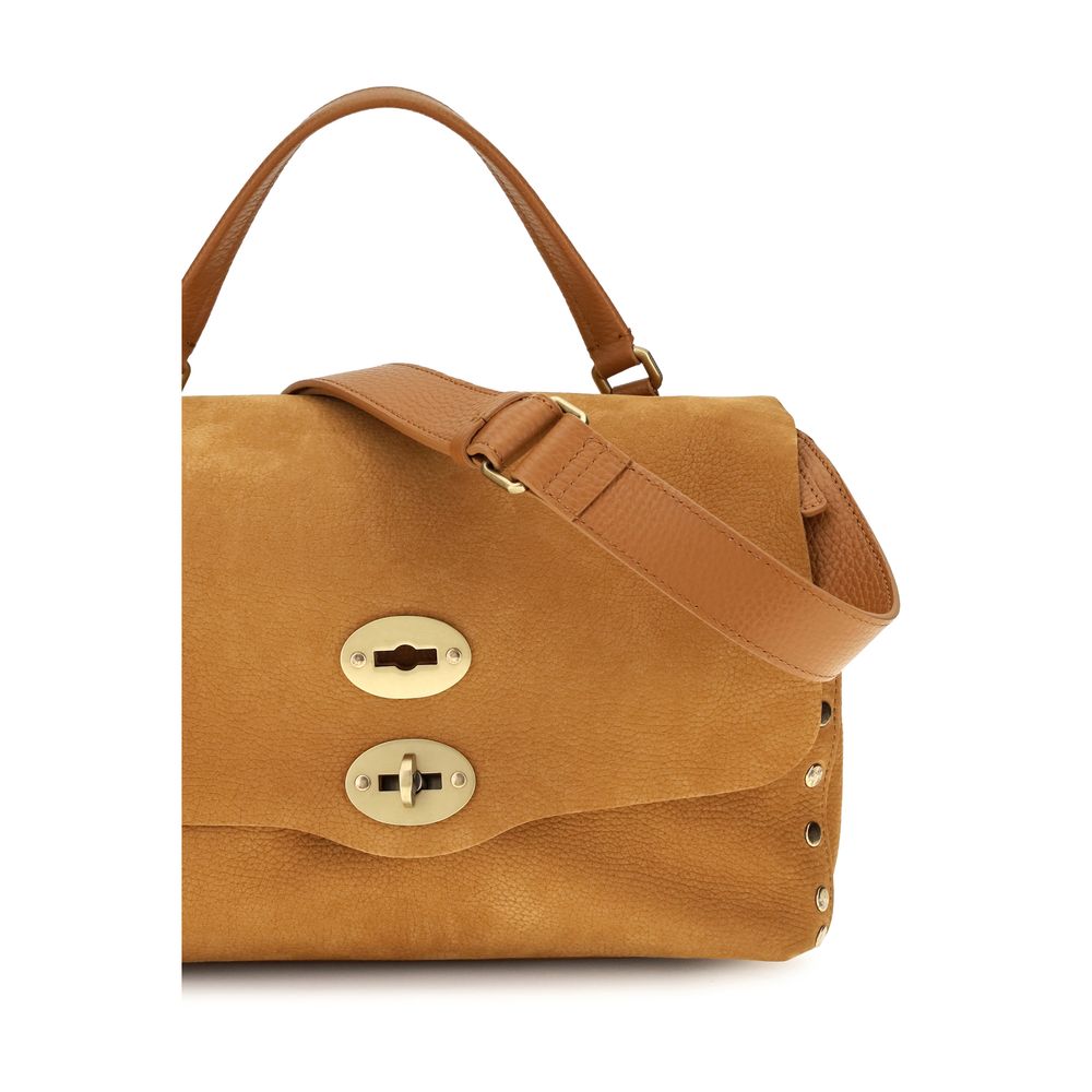 Zanellato Beige Wildleder Schultertasche