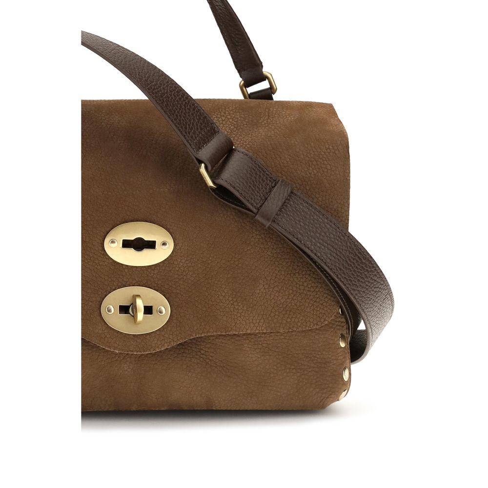 Zanellato Braune Kalbsleder-Tasche Bos Taurus