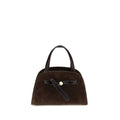 Tory Burch Braune Kalbsleder-Tasche Bos Taurus