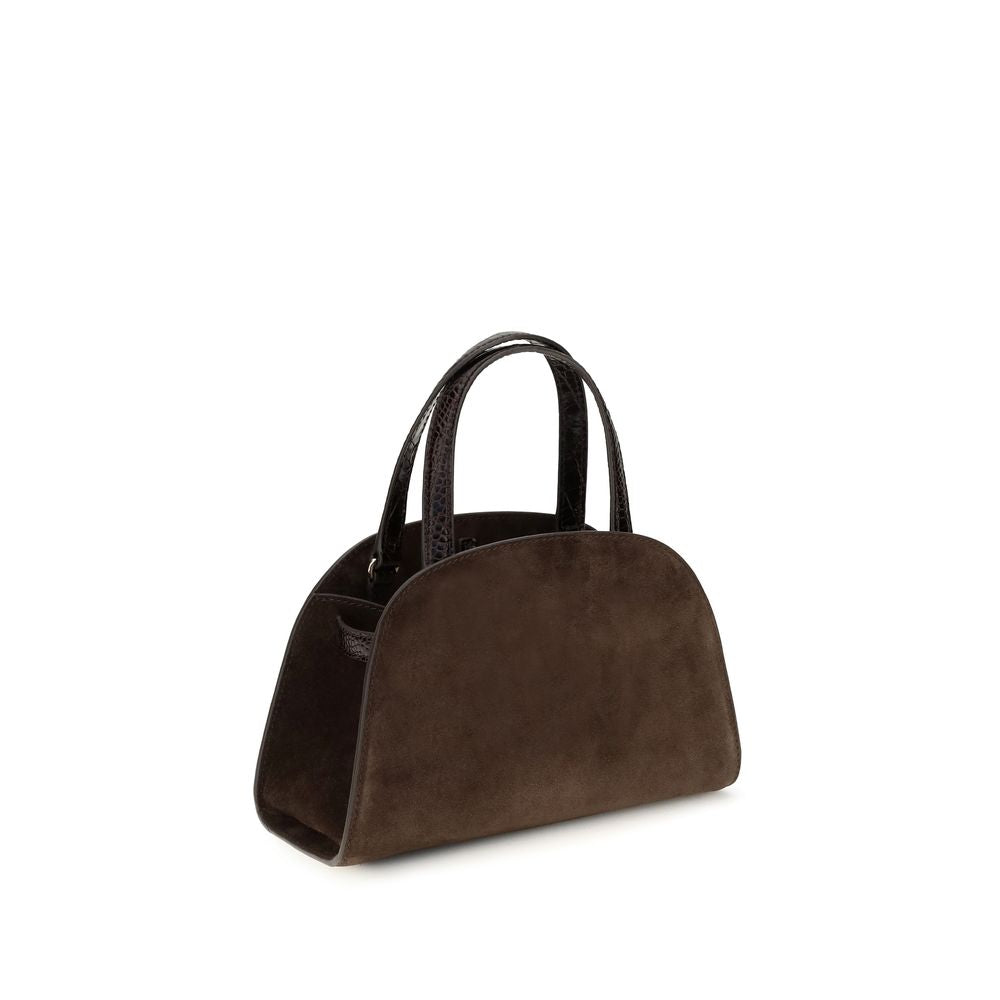 Tory Burch Braune Kalbsleder-Tasche Bos Taurus