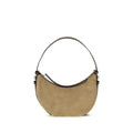 Tory Burch Beige Wildleder Schultertasche