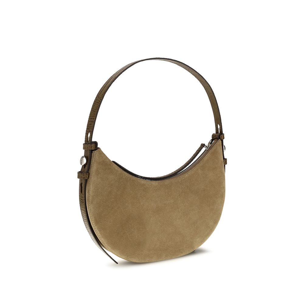 Tory Burch Beige Wildleder Schultertasche
