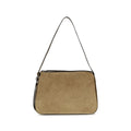 Tory Burch Beige Wildleder Schultertasche