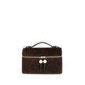 Tory Burch Braune Kalbsleder-Tasche Bos Taurus