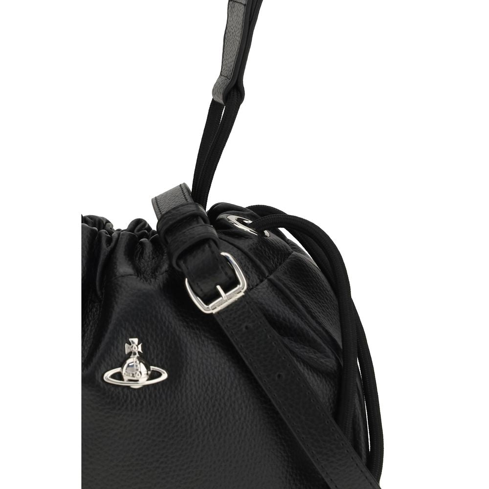 Vivienne Westwood Schwarze Schultertasche aus Polyethylen