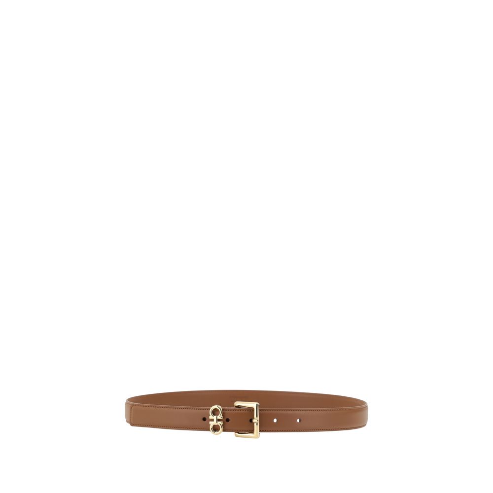 Ferragamo Brauner Kalbsleder Bos Taurus Regular Gürtel