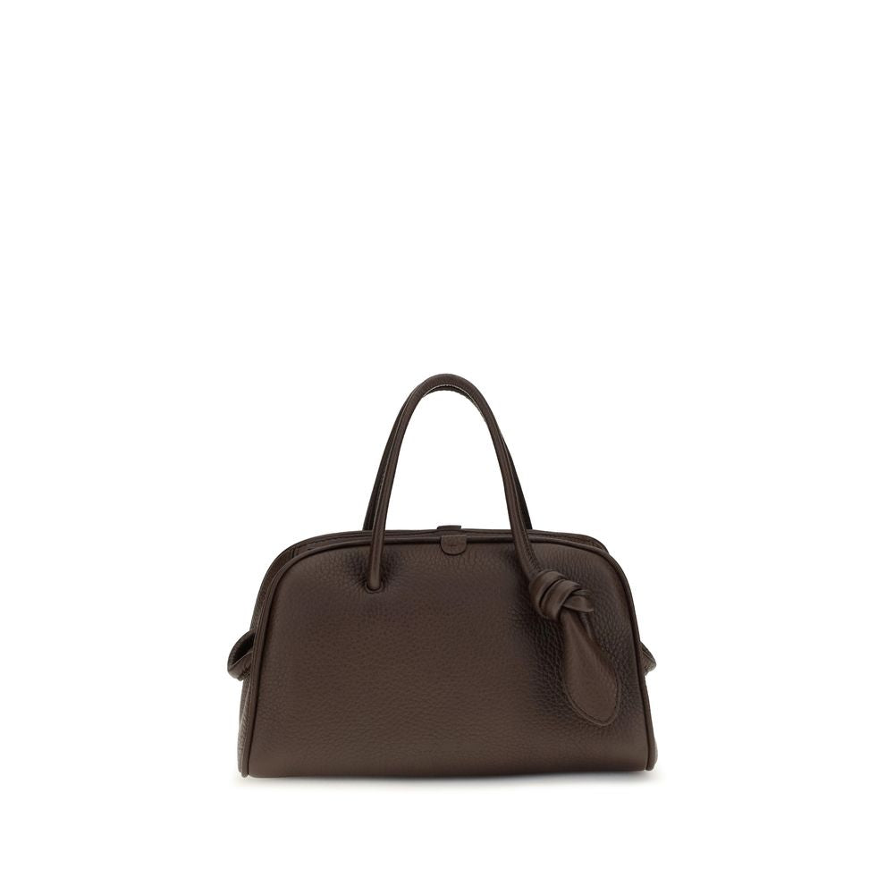 Jacquemus Braune Kalbsleder Bos Taurus Handtasche