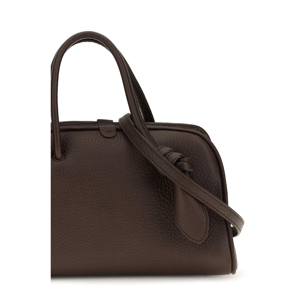 Jacquemus Braune Kalbsleder Bos Taurus Handtasche