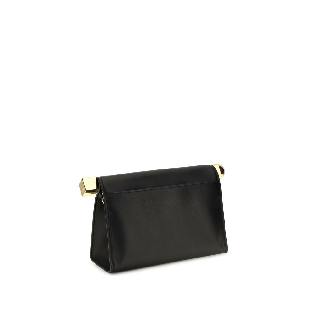 Jacquemus Schwarze Kalbsleder Bos Taurus Clutch Bag
