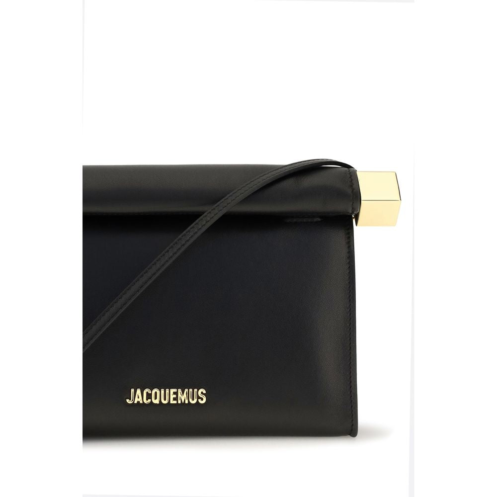 Jacquemus Schwarze Kalbsleder Bos Taurus Clutch Bag