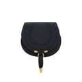 Chloé Schwarze Bos Taurus Kalbsleder Schultertasche