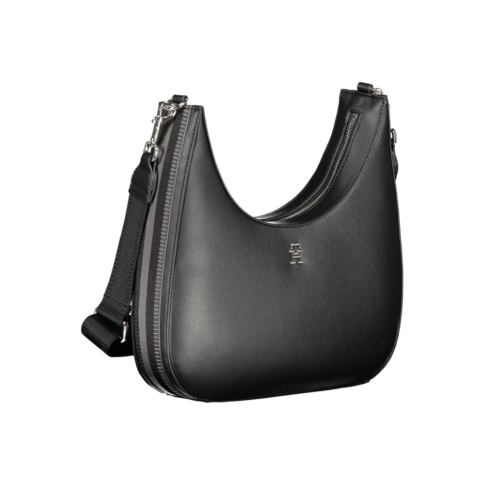 Tommy Hilfiger Nero Polyurethane Damenhandtasche