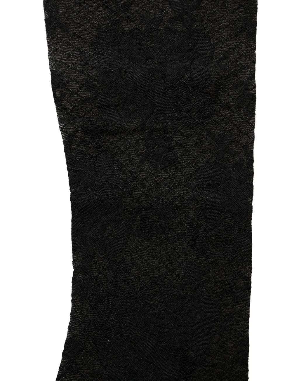 Dolce & Gabbana Schwarze Strümpfe aus floraler Spitze mit Nylon-Stretch
