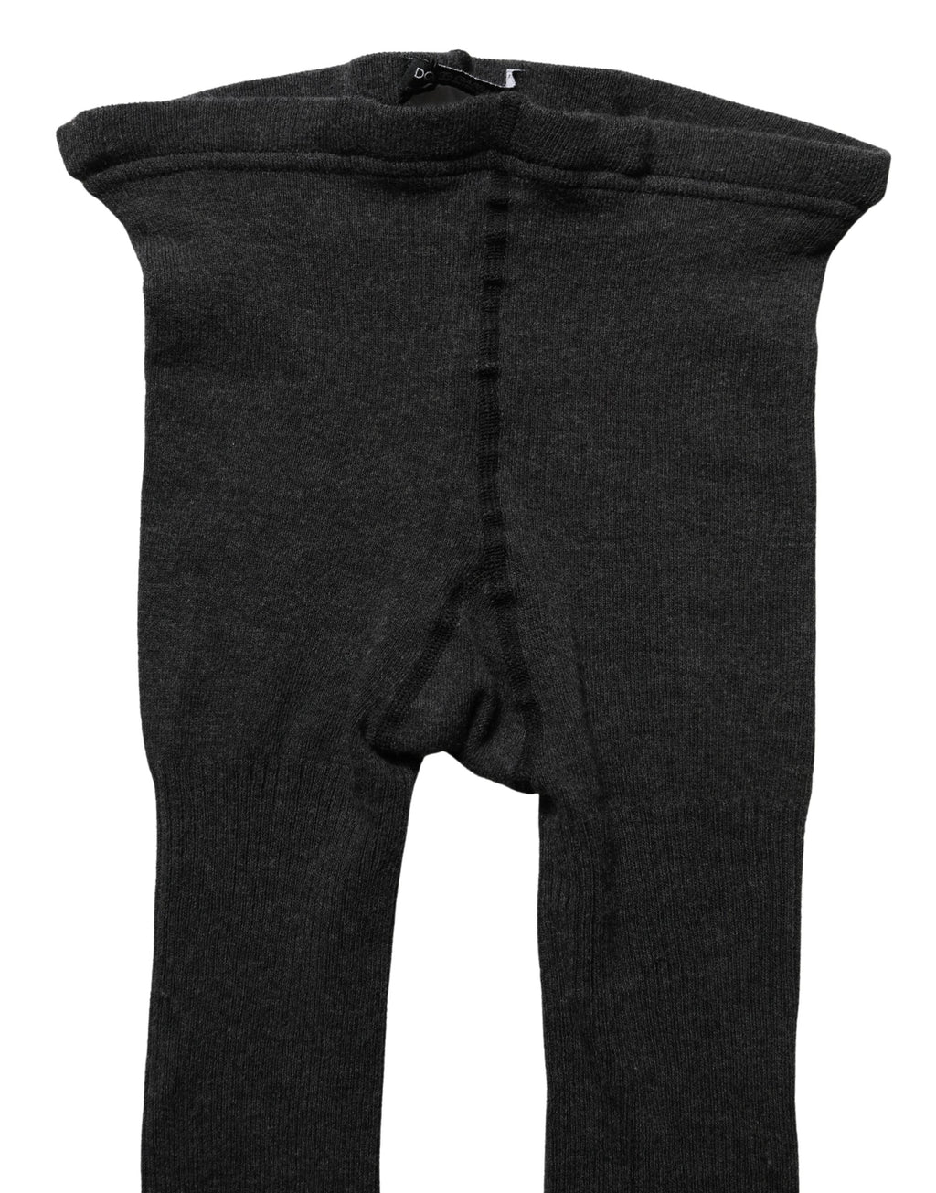 Dolce & Gabbana Graue Baumwollstrumpfhose Socken