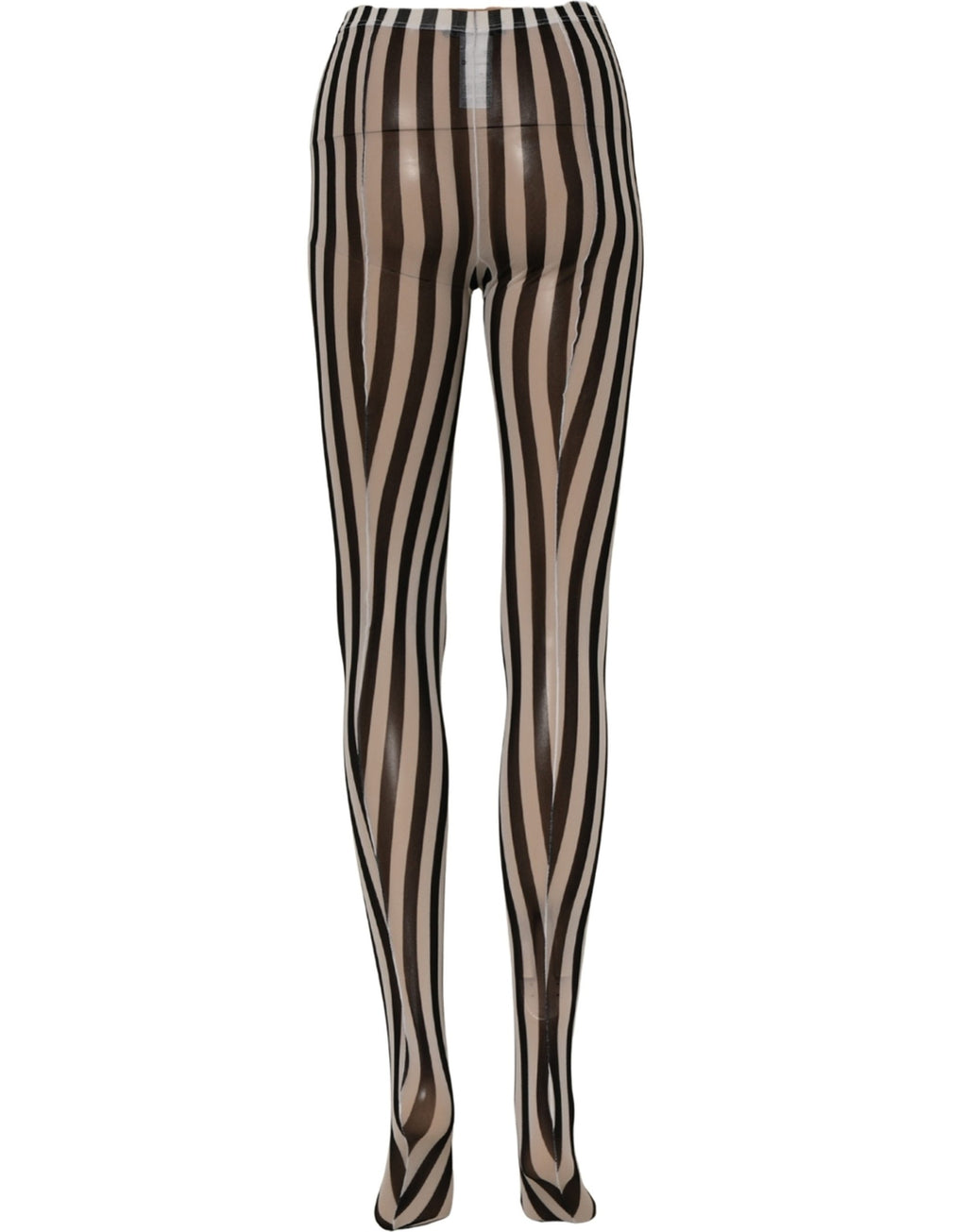 Dolce & Gabbana Strumpfhose mit Schwarz-Weißen Streifen