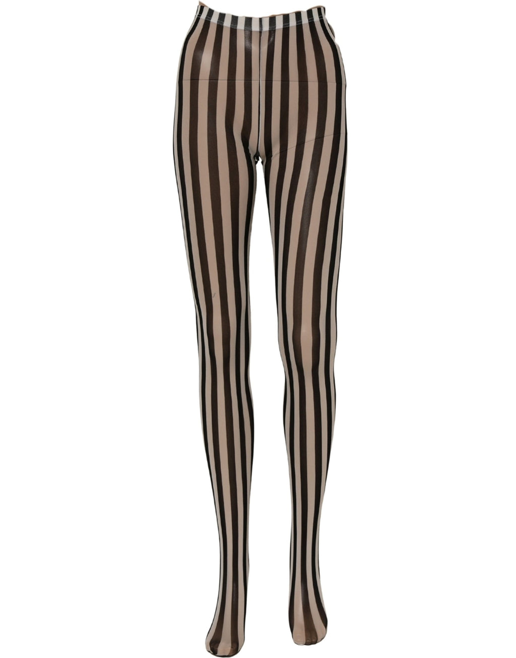 Dolce & Gabbana Strumpfhose mit Schwarz-Weißen Streifen