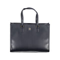 Tommy Hilfiger Blaue Damenhandtasche aus Polyurethan