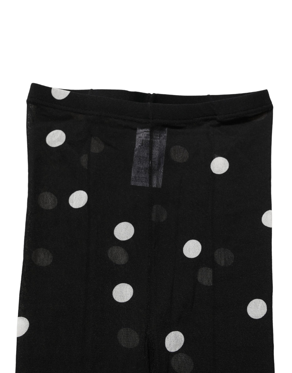 Dolce & Gabbana Schwarze Polka Dot Strumpfhose Socken Strumpfhose