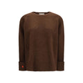 Tory Burch Brauner Wollpullover Oves Aries