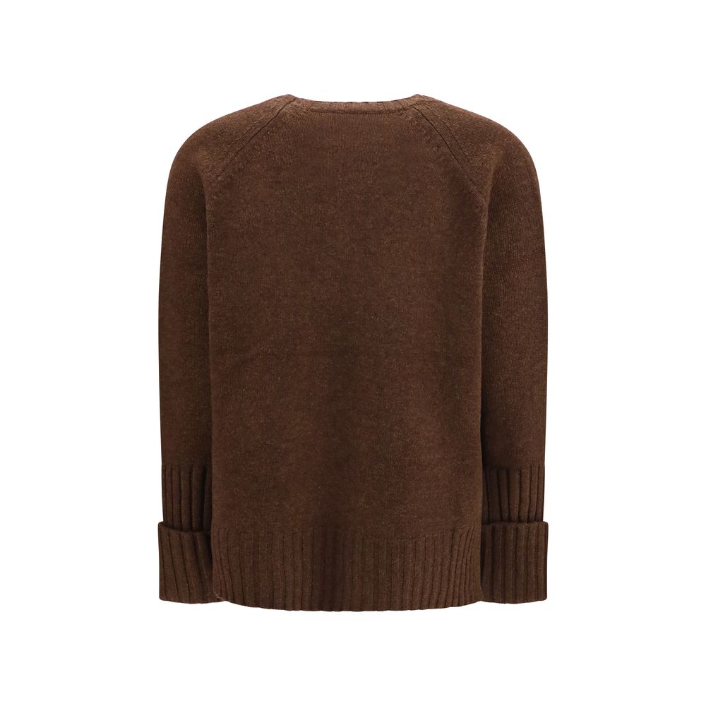 Tory Burch Brauner Wollpullover Oves Aries