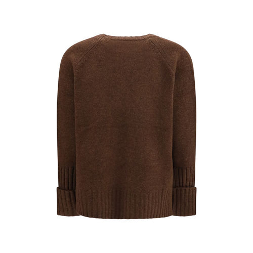 Tory Burch Brauner Wollpullover Oves Aries