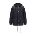 Prada Schwarzer Daunenparka aus Gänsedaunen