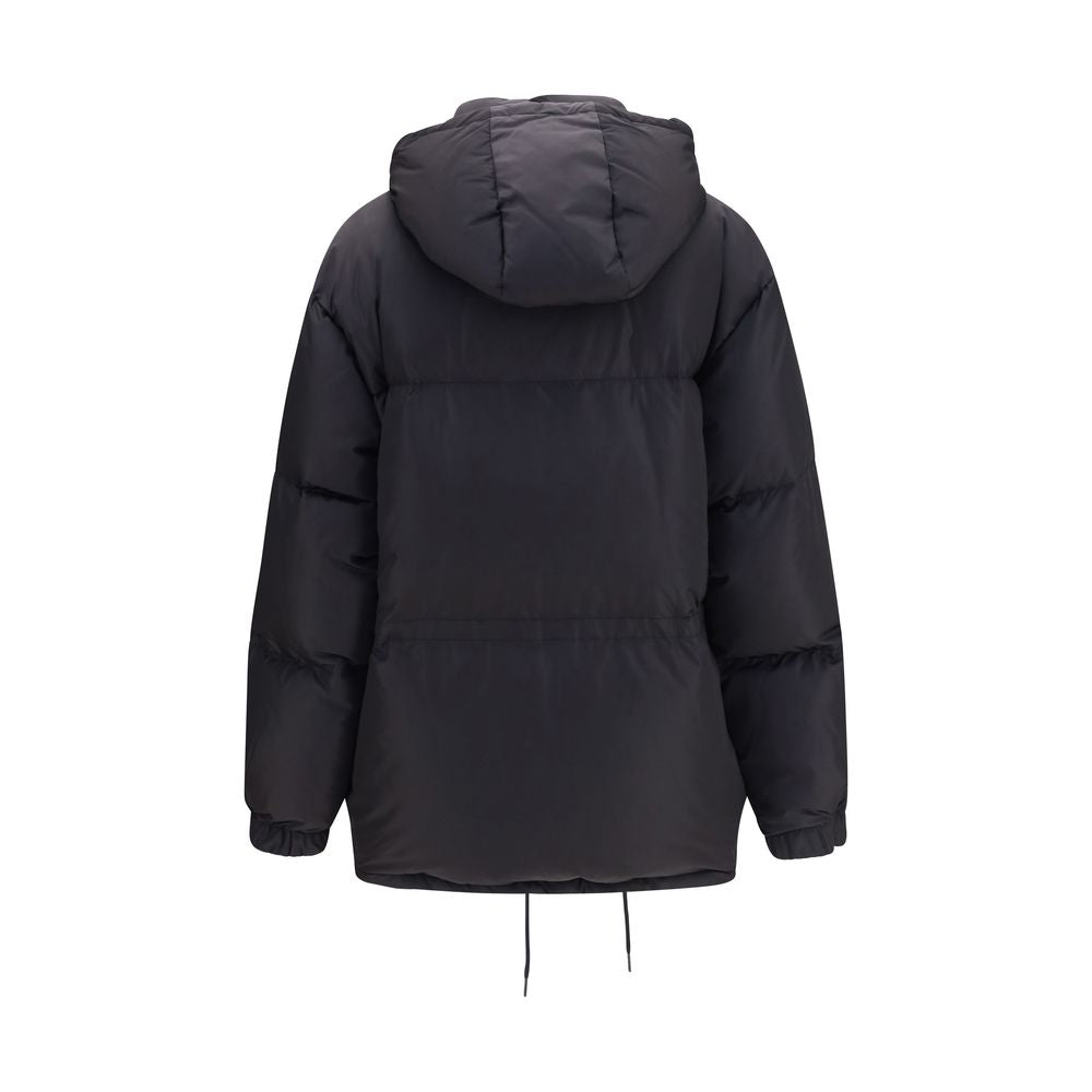 Prada Schwarzer Daunenparka aus Gänsedaunen