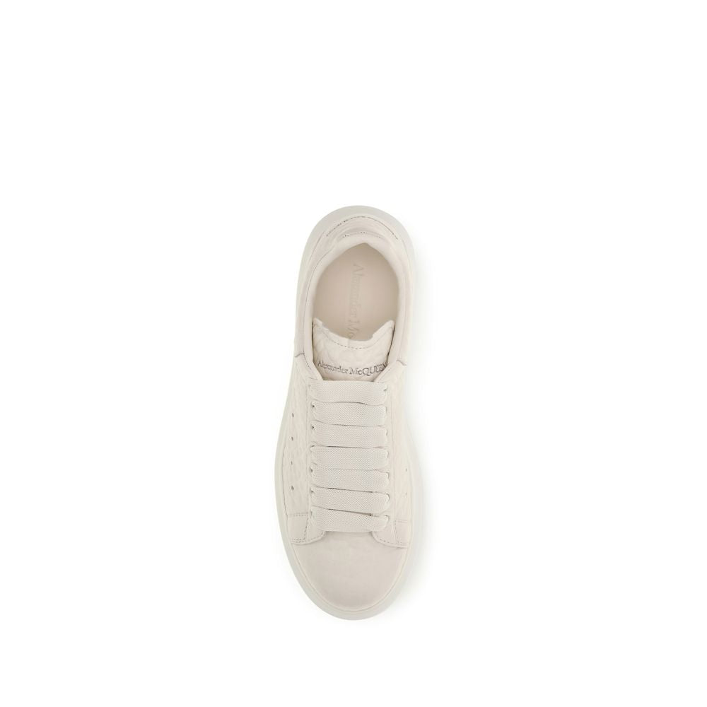 Alexander McQueen Weiße Kalbsleder Bos Taurus Chunky Sneaker