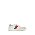 Gucci Weiße Low-Top-Sneaker aus Kalbsleder Bos Taurus