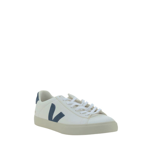 Veja Weiße Bos Taurus Kalbsleder Athletic Sneaker
