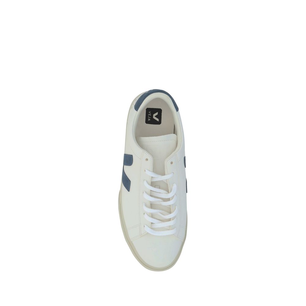 Veja Weiße Bos Taurus Kalbsleder Athletic Sneaker