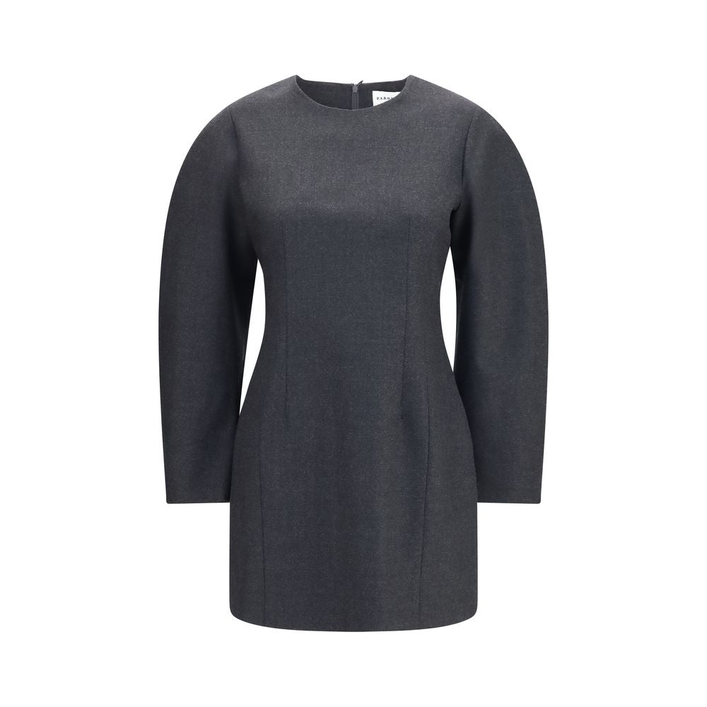 P.A.R.O.S.H. Graues Wollkleid Oves Aries Casual