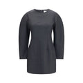 P.A.R.O.S.H. Graues Wollkleid Oves Aries Casual