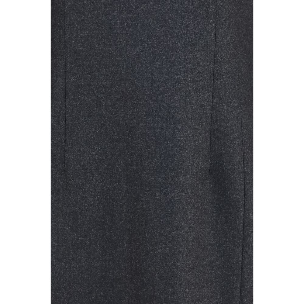 P.A.R.O.S.H. Graues Wollkleid Oves Aries Casual