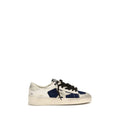 Golden Goose Graue Bos Taurus Kalbsleder Low-Top-Sneaker
