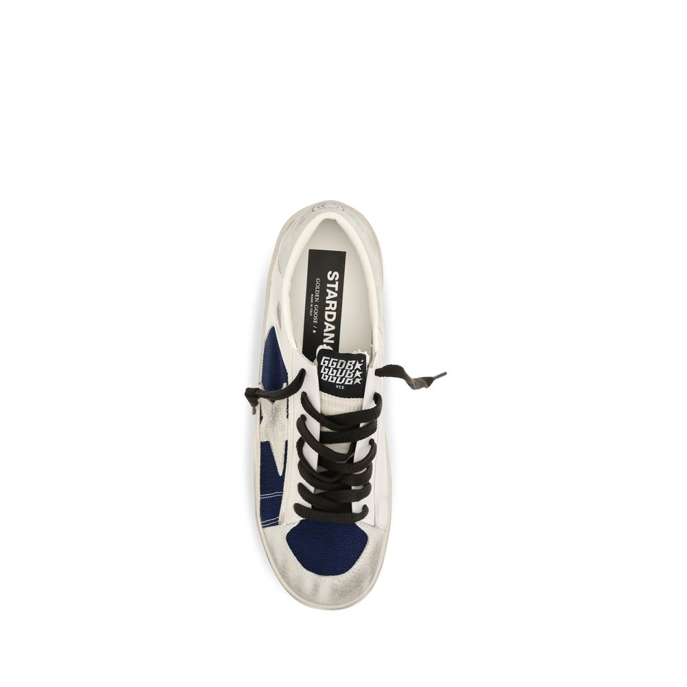 Golden Goose Graue Bos Taurus Kalbsleder Low-Top-Sneaker
