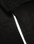 Dolce & Gabbana Schwarze Kniestrumpfhose aus Nylon mit Logo für Damen