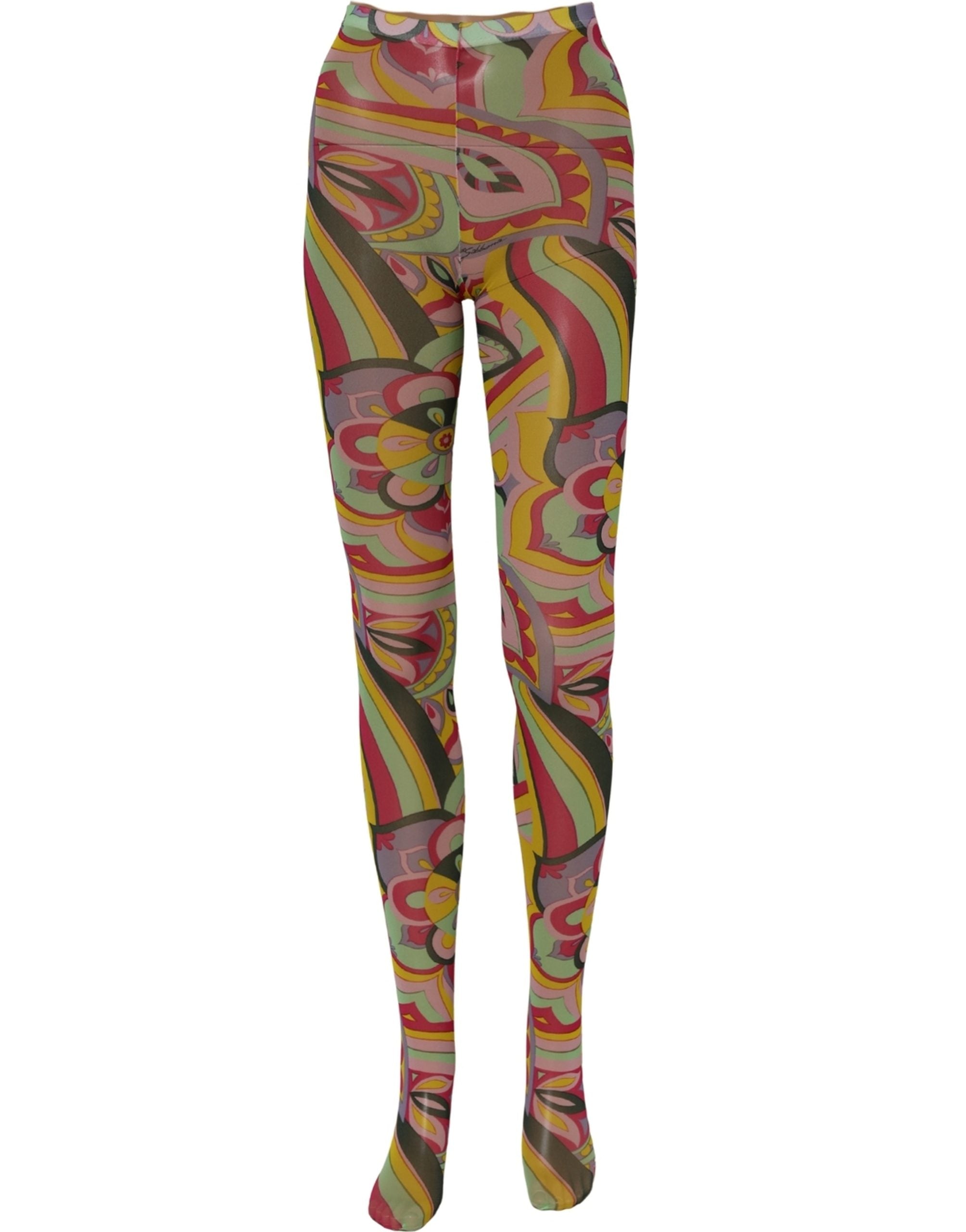 Dolce & Gabbana Strumpfhose mit mehrfarbigem Blumenprint