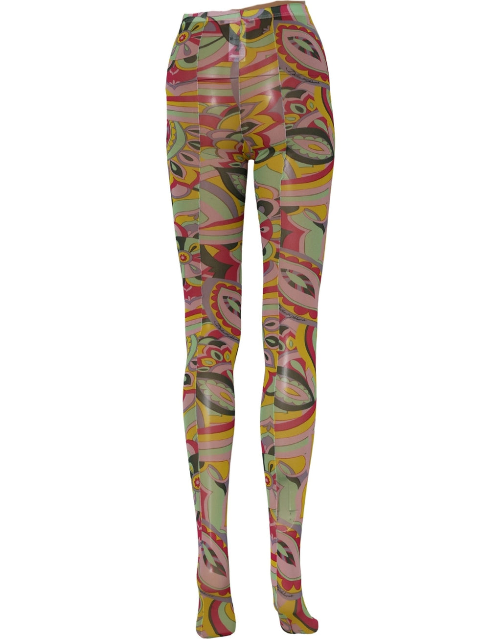 Dolce & Gabbana Strumpfhose mit mehrfarbigem Blumenprint