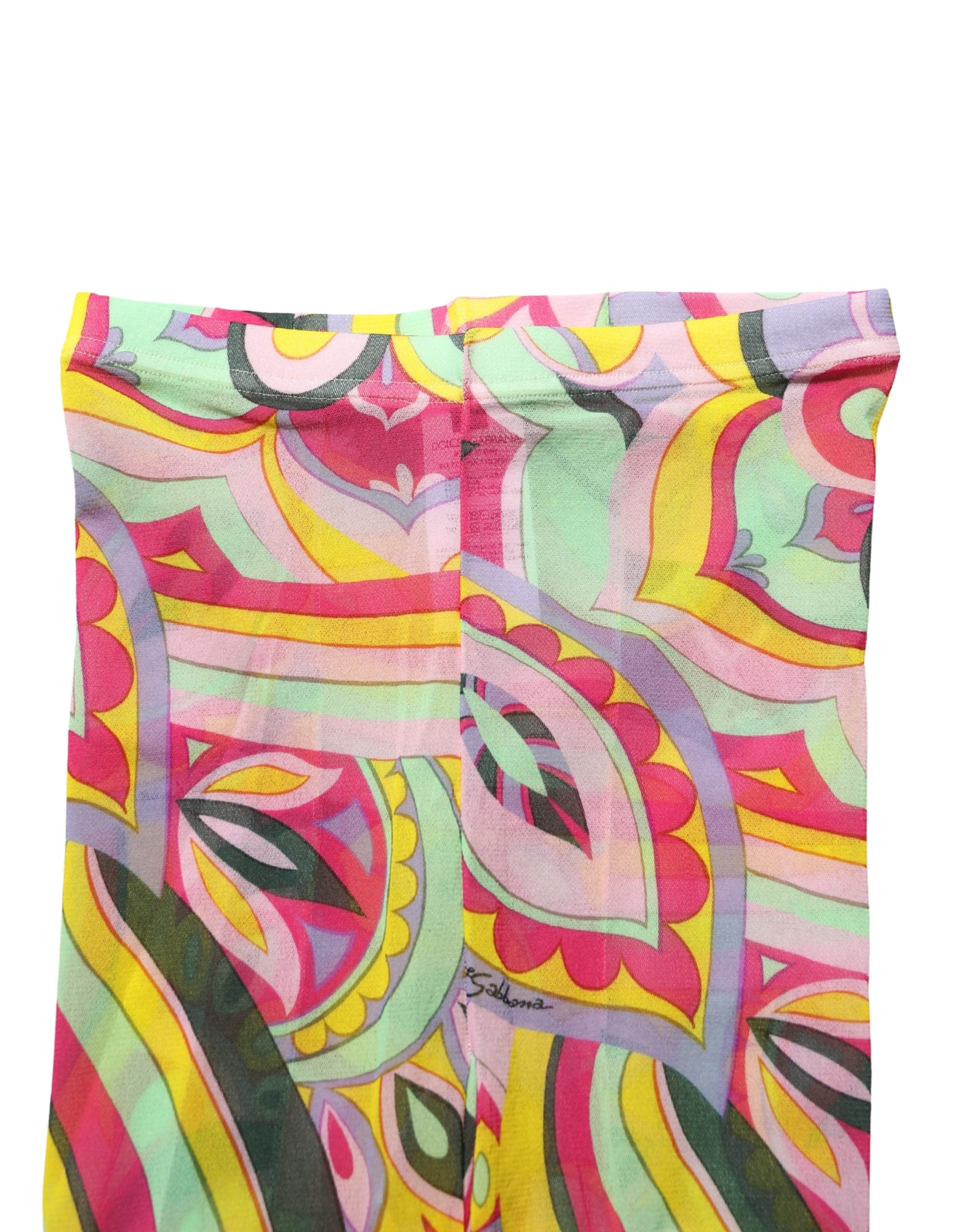 Dolce & Gabbana Strumpfhose mit mehrfarbigem Blumenprint