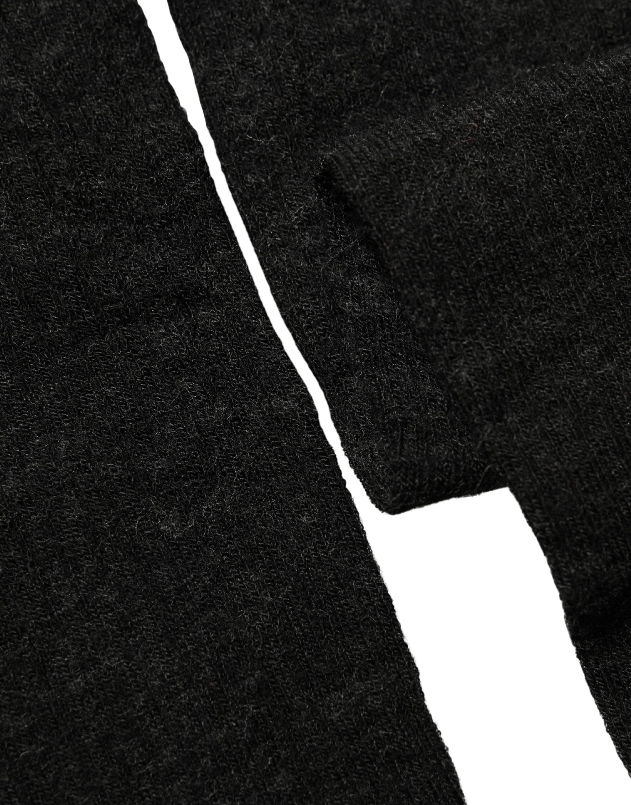 Dolce & Gabbana Schwarze Wollsocken über der Wade für Damen
