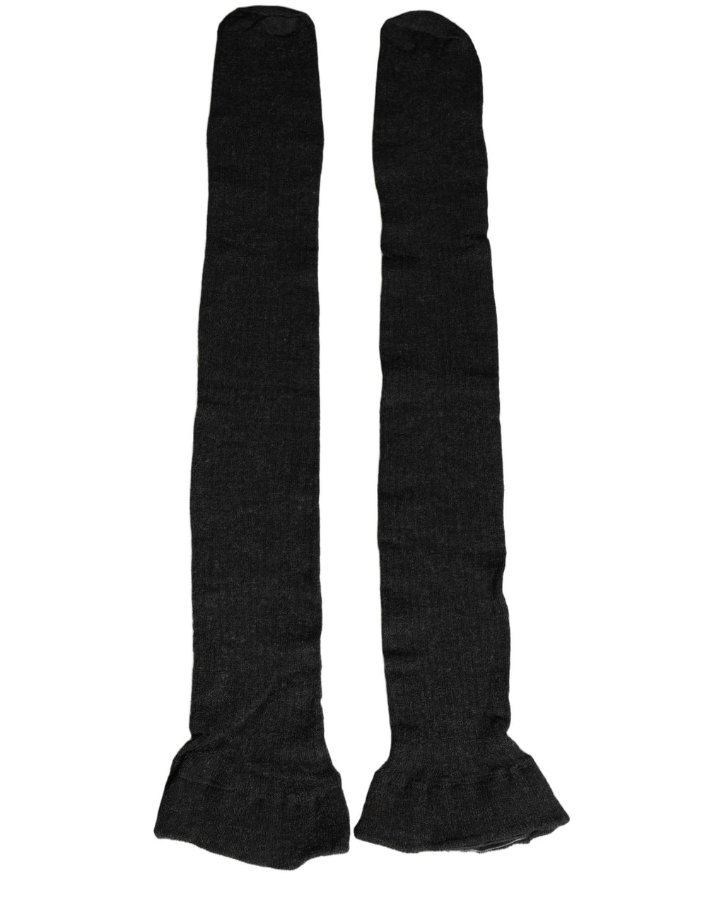 Dolce & Gabbana Schwarze Wollsocken über der Wade für Damen