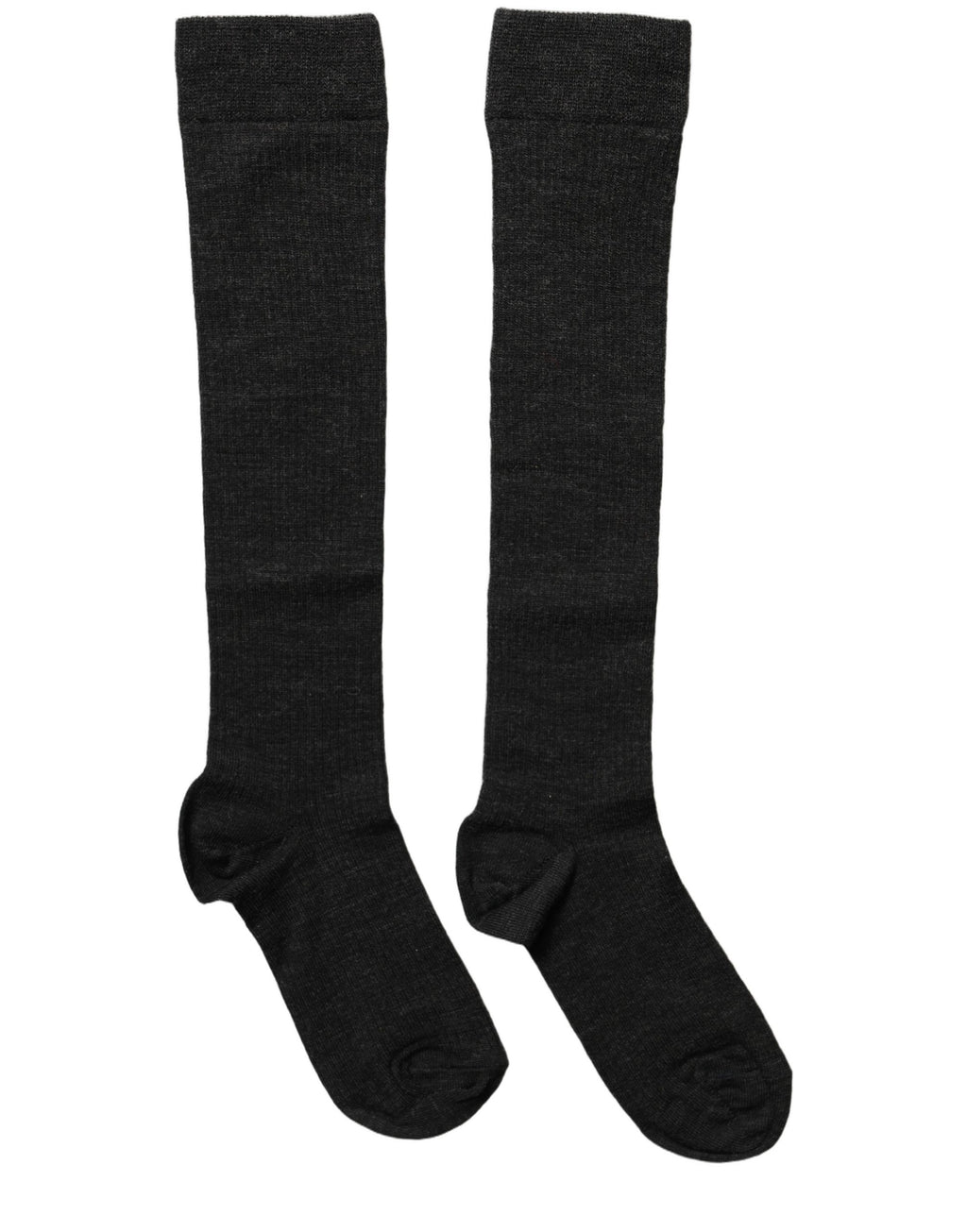 Dolce & Gabbana Schwarze Wolle stricken Kalb lange Frauen Accessoire Socken
