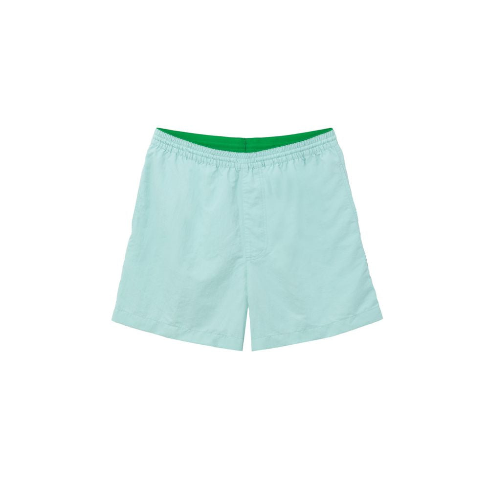 Bottega Veneta Bade-Shorts aus türkisfarbenem Polyamid