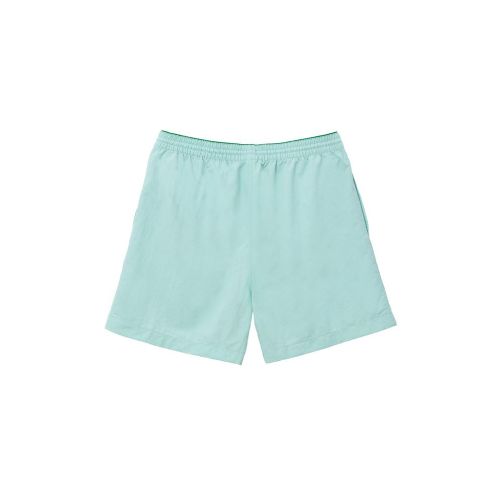 Bottega Veneta Bade-Shorts aus türkisfarbenem Polyamid
