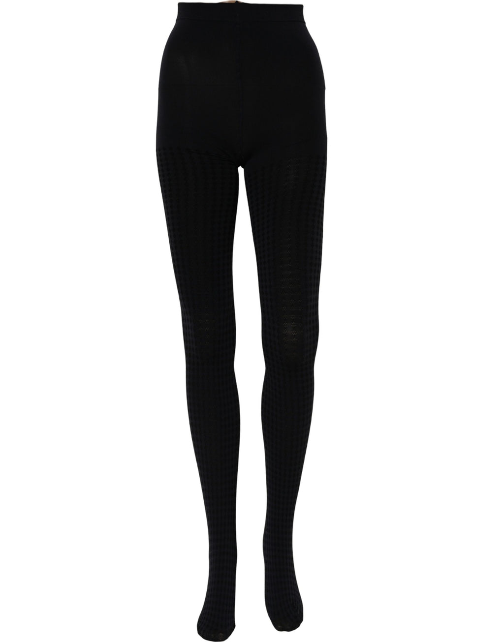 Dolce & Gabbana Schwarze Strumpfhose aus Nylon