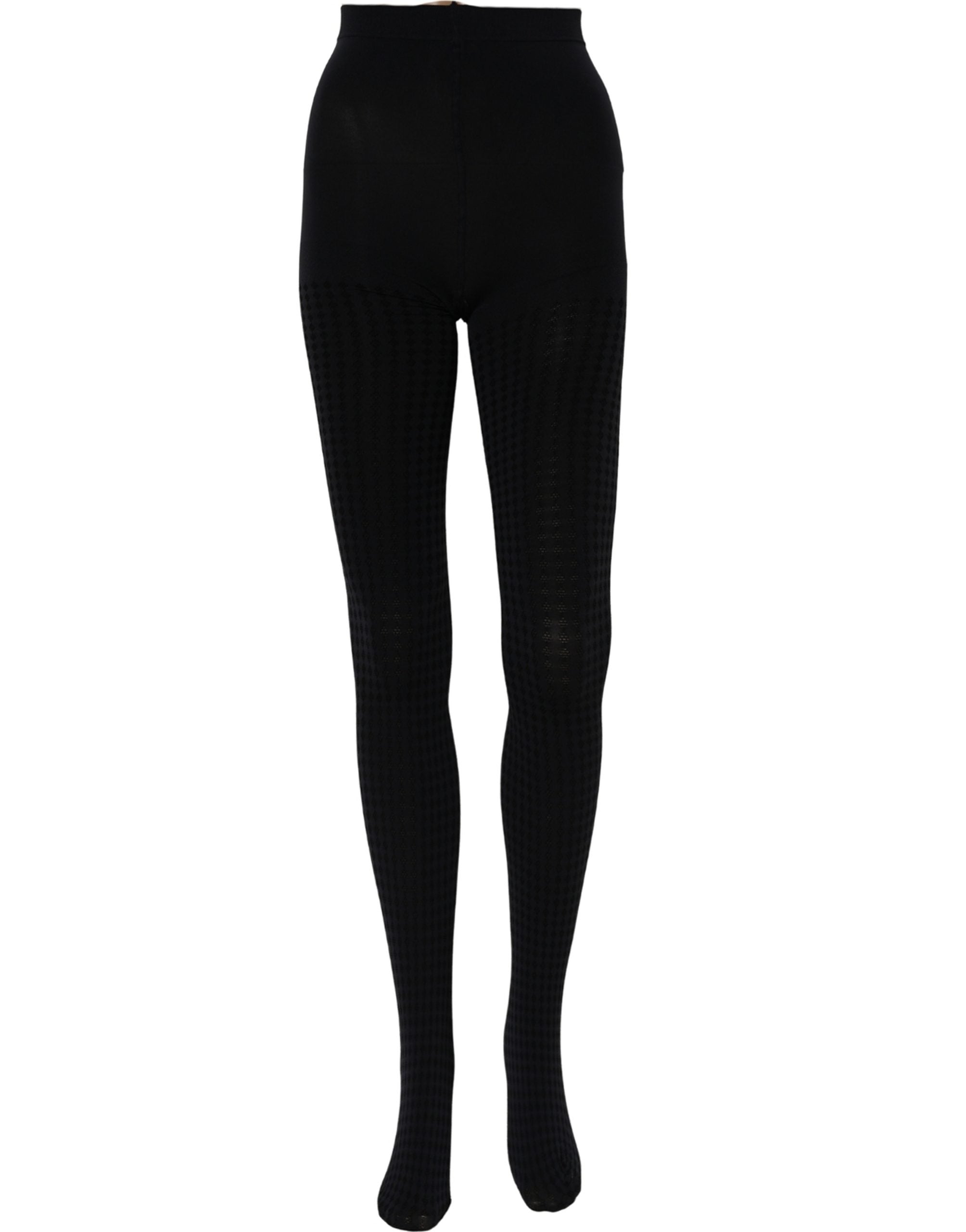 Dolce & Gabbana Schwarze Strumpfhose aus Nylon