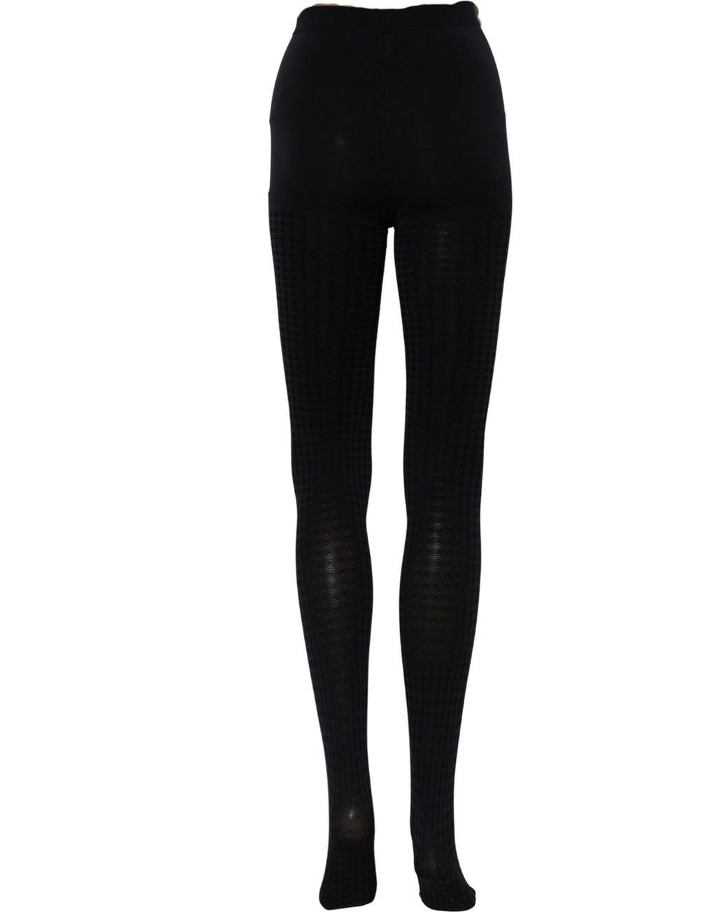 Dolce & Gabbana Schwarze Strumpfhose aus Nylon