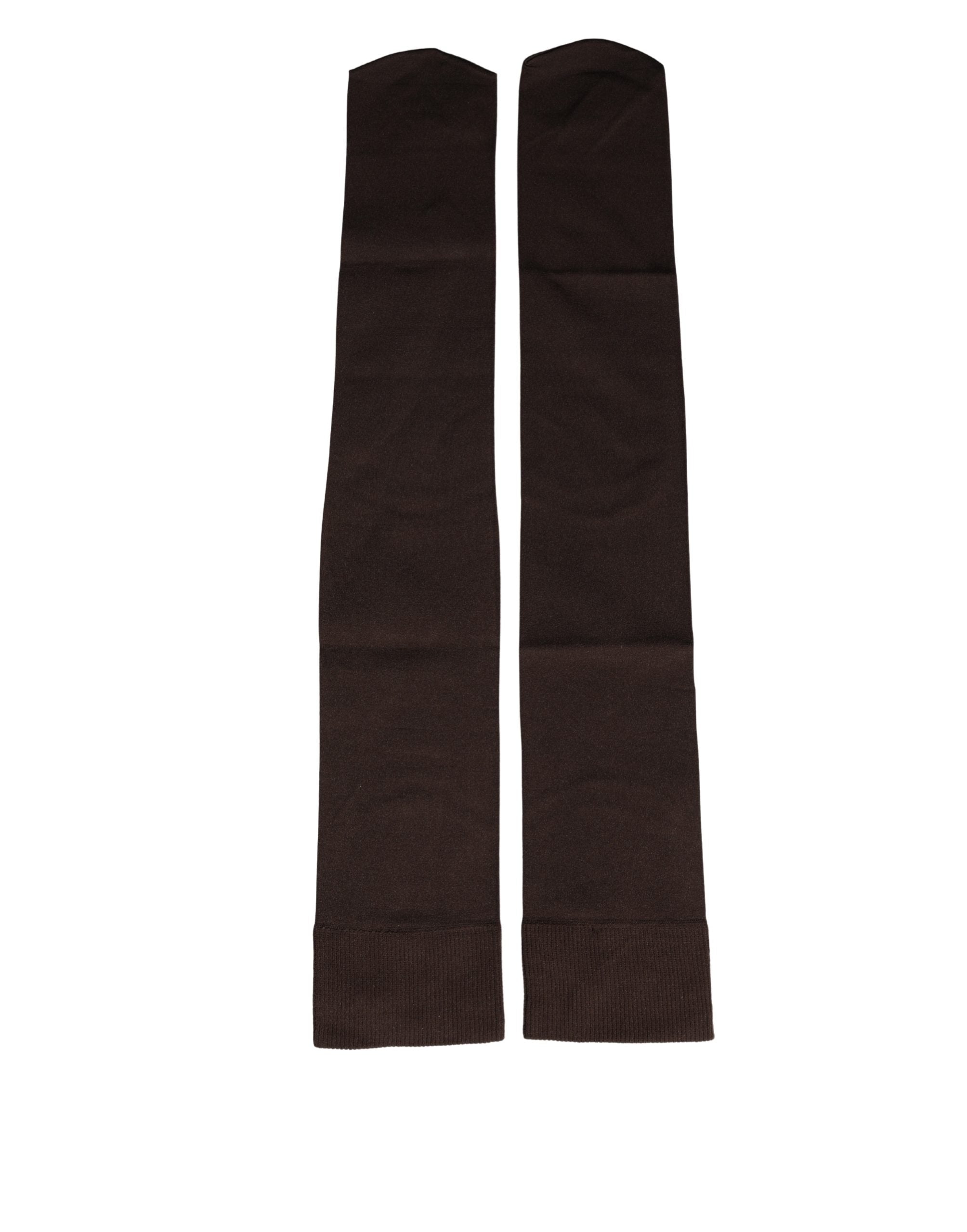 Dolce & Gabbana Braune Kniestrümpfe aus Nylon für Damen