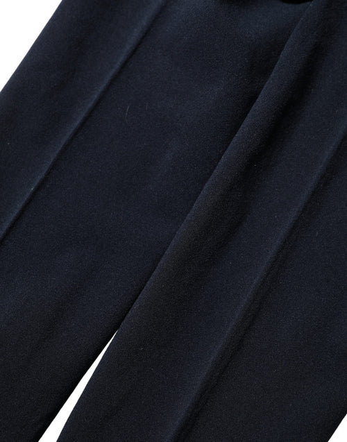 Dolce & Gabbana Dunkelblaue Nylon-Feinstrumpfhose Söckchen